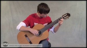 Spanish guitar student