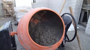 замес раствора для кладки кирпича