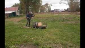 испытания мотособаки летом.