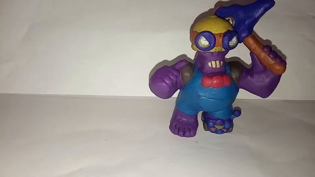 Обзор фигурки из пластилина: ФРЭНК+КАРЛ=?(Brawl Stars) смотреть онлайн