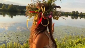 Ночь Ивана Купала 2020.  Плетение венка и пускание его в реку. Обряды Ивана Купала.