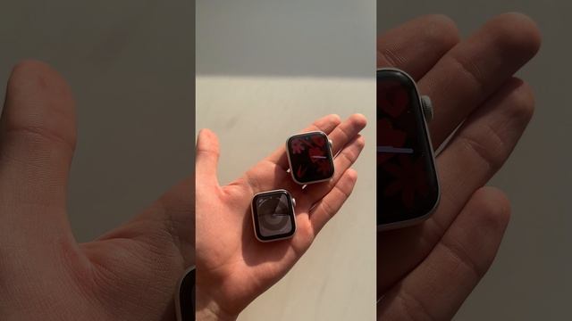 Сравнение размеров Apple Watch 40mm и 44mm
