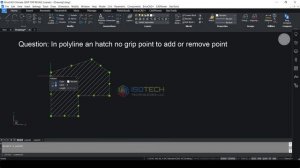 BricsCAD Q/A: 6 How to add or remove vertex in Polyline Hatch Boundary in BricsCAD using CADPower?