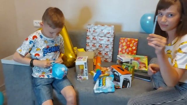 День рождение Глеба✨️??️7 лет. Подарки смотреть онлайн