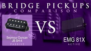 Seymour Duncan JB SH-4 vs EMG 81X - Bridge Pickup Guitar Tone Comparison Demo
