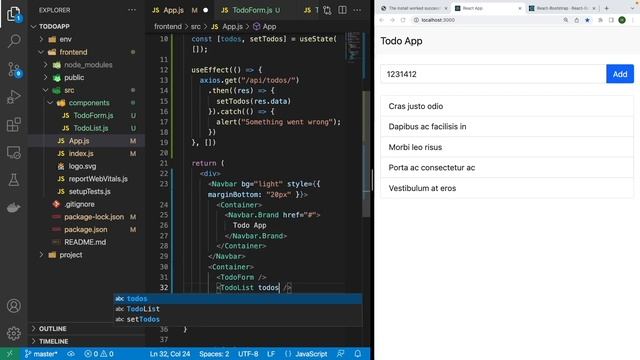 Build a To Do App with React & Django | React To Do App Tutorial смотреть онлайн