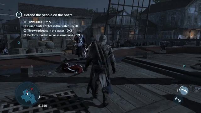 Assassin's Creed 3 - Boston Tea Party Gameplay смотреть онлайн