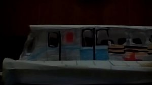 Вагон метро типа-81-740-81-741 Русич из бумаги.🚞