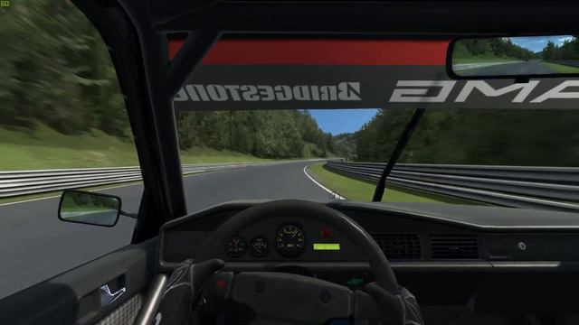 RaceRoom Nordschleife Mercedes 190E Evo II DTM Onboard смотреть онлайн