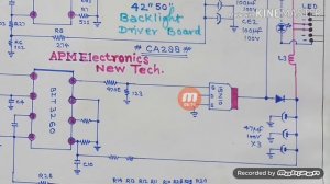 26" to 50" Led tv Backlight double coil Driver board Explanation by diagram