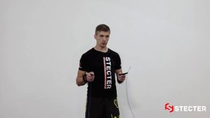 Двойные прыжки на скакалке STECTER