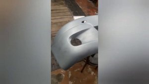 Покраска бампера с баллончика.Матиз.