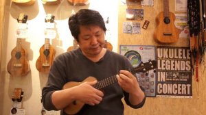 Akira Niihori Ukulele  [Wasabi]  スモールコンサート サイドサウンドポート仕様 ウェスタンレッド・シダー／インディアン・ローズウッド #01027