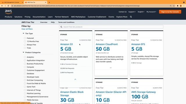 AWS Free Tier - co można dostać za darmo od AWS? AWS Masters DEMO