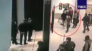 Момент похищения картины из Третьяковской галереи.