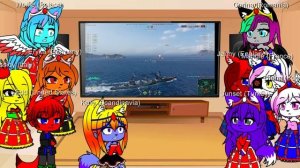 CountryFurries (Kingdom Universe) + USA React to: WoWS Match / C.B.K Izmail / Fault Line