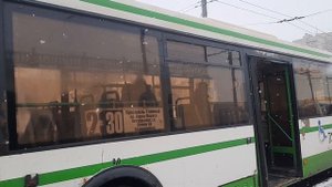 Автобус ЛиАЗ-5292.21 следует по маршруту 30 "Ярославль - Главный - Машприбор"