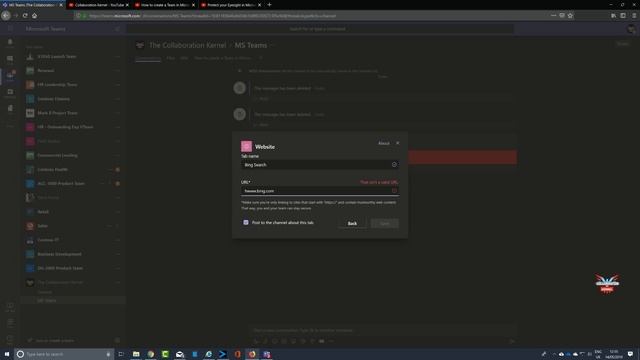 Microsoft Teams Using Tabs (adding Files and Links) Microsoft Teams tutorial