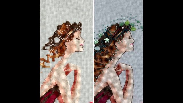 Flosstube #4 - 7 months of finishes - loud purr warning! смотреть онлайн