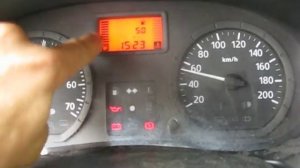 "скрытые" функции приборной панели Логан 2008