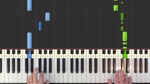 Jingle Bell Rock - Piano Tutorial Easy - Sheet Music (Synthesia)