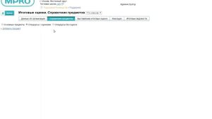 Итоговые оценки в электронном журнале. Справочник предметов