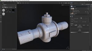 Магия Anchor Point 03 Эффект отслаивания краски в Substance 3D Painter