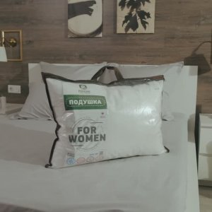 Подушка заменитель лебяжьего пуха тик For women Реноме 14/121