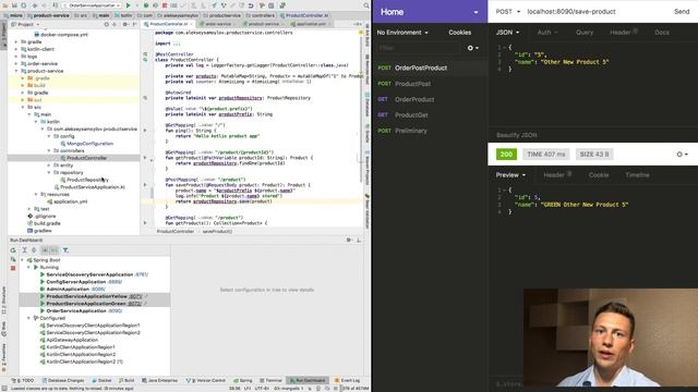 Spring Cloud Tutorial. Part 10. MongoDB Spring Data смотреть онлайн