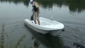 Стеклопластиковая лодка LAKER 410 - Первый спуск