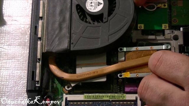 Апгрейд ноутбука Asus K50ID. Медные Пластины Вместо Силиконовых смотреть онлайн