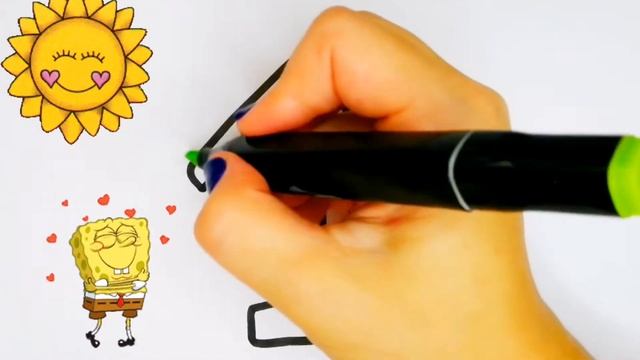 Как Нарисовать Цифру Один. Раскраска для детей /Цыфры.Number one.Coloring for children. смотреть онлайн
