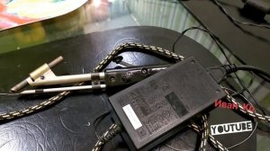 Паяльник с подачей припоя на жало на 36В 40Вт. Блок питания от принтера для паяльника!