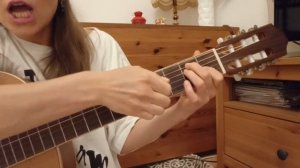 Песня на гитаре  из двух аккордов Am E. Это школа Соломона Пляра. Разбор. Как играть