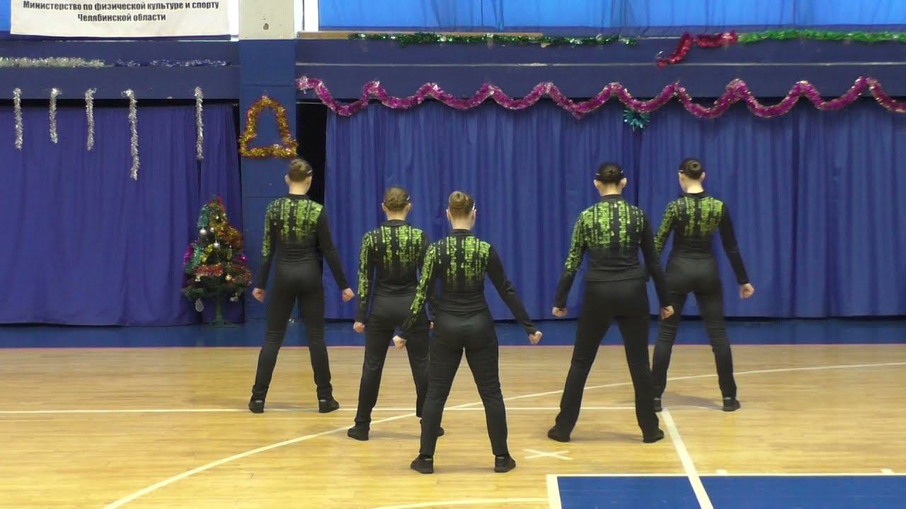 Команда "Матрица". Аэробика 5 чел. 14-16 лет. Полуфинал. 26.12.21