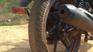Tvs Apache burnout