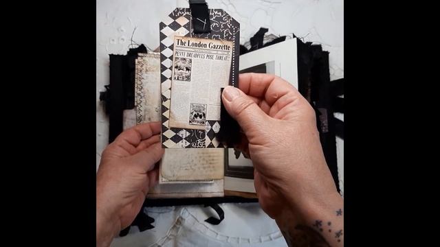 Sold - Handmade Grungy Gothic Style Junk Journal #junkwithsteph #junkjournals смотреть онлайн