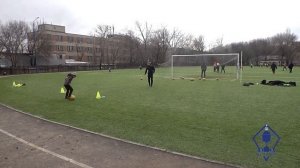 Обучение. Индивидуальная тренировка по футболу. Удары.