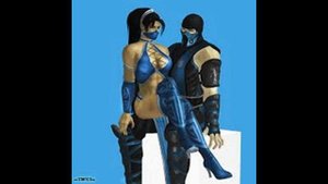 Mileena x scorpion,Kitana x sub-zero