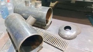 ?Быстрая сборка печки в гараж из двух газовых баллонов.?