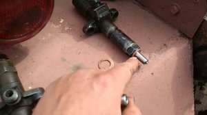 Установка форсунки МТЗ на ДТ 20