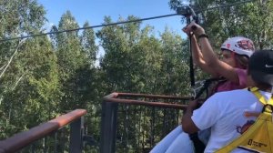 Наша невероятная, наша самая долгожданная площадка Парка - ZipLine! Это должен почувствовать каждый