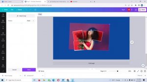 Photo collage in canva #canva graphic designing
