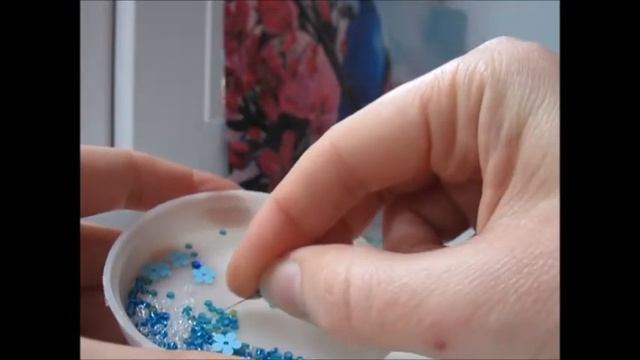 Как сделать ободок из бисера для куклы. Вторая часть.