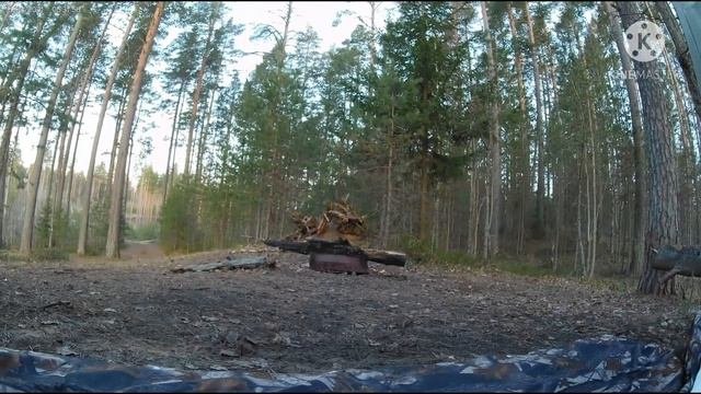 Весенний поход с ночёвкой под тентом