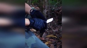 Походный нож с огнивом