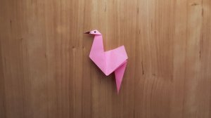 Оригами Фламинго | Origami Flamingo| 折り紙　フラミンゴ