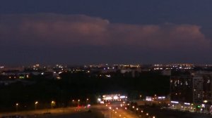 Сухая гроза прошла над Питером ночью 29 июня 2022