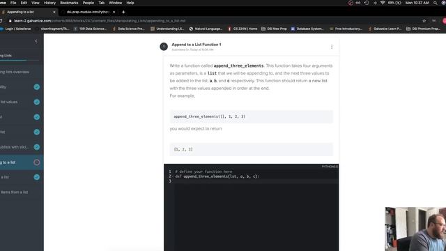 Python List Manipulation - The append() method - Challenge #3
