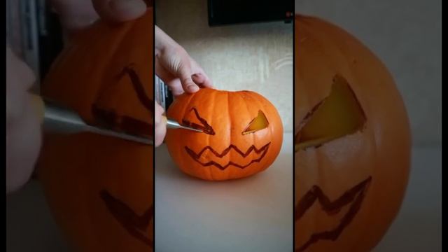 Декор из тыквы на Хэллоуин своими руками 🎃😍